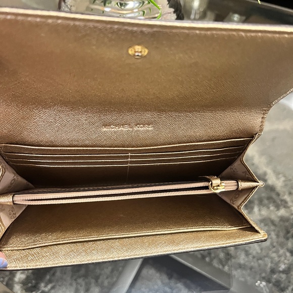 Michael Kors Metallic Gold Shoulder Bag - Picture 5 of 6